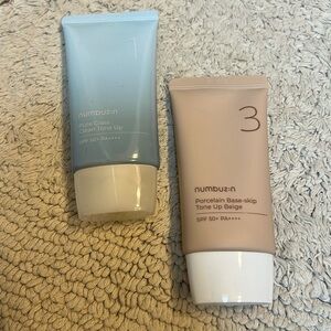 Bundle of 2 Numbuzin sunscreens